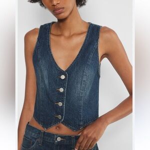 Aritzia Denim Forum 90S MIA DENIM VEST